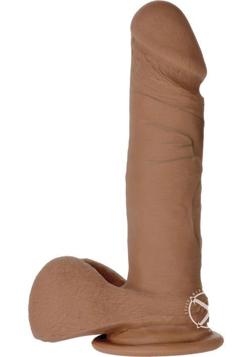 Load image 1 in gallery view. The Realistic Cock Ultraskyn Dildo - Caramel - 6in