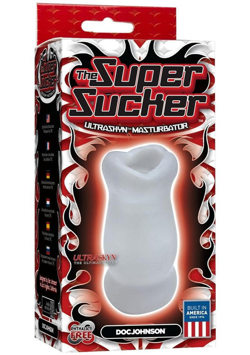 Load image 1 in gallery view. The Super Sucker Ultraskyn Masturbator - Clear
