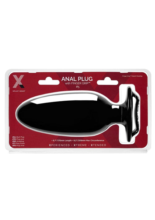 Load image 1 in gallery view. The Xplay Finger Grip Plug 5l - Black