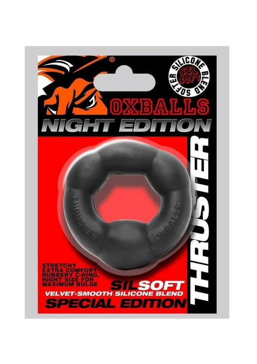 Load image 1 in gallery view. Thruster Comfort Bulge Lifter Cockring Night Edition - Black