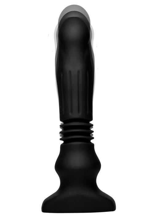 Load image 1 in gallery view. Thunder Plugs Silicone Swelling and Thrusting Plug with Remote Control - Black