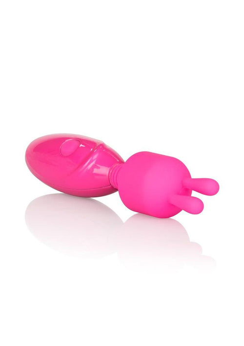 Load image 1 in gallery view. Tiny Teasers Bunny USB Rechargeable Mini Vibrator Silicone Rabbit Head Waterproof - Pink