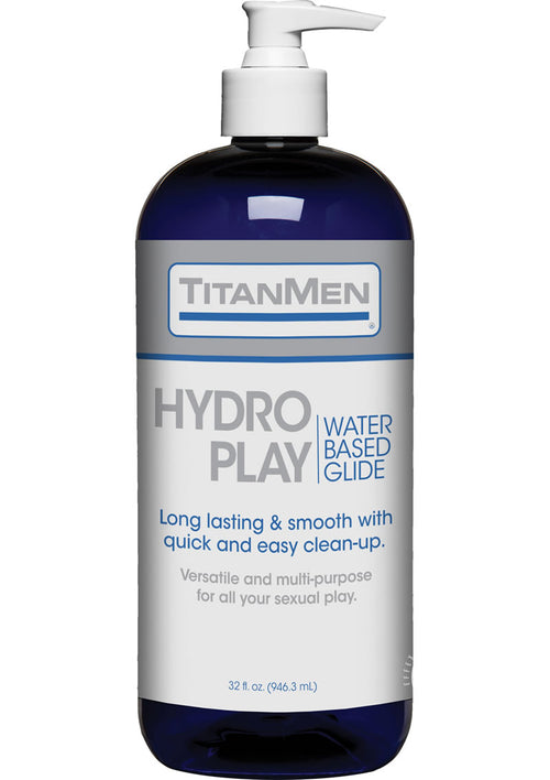Load image 1 in gallery view. Titanmen Hydro Play Water Based Glide Lubricant - 32oz