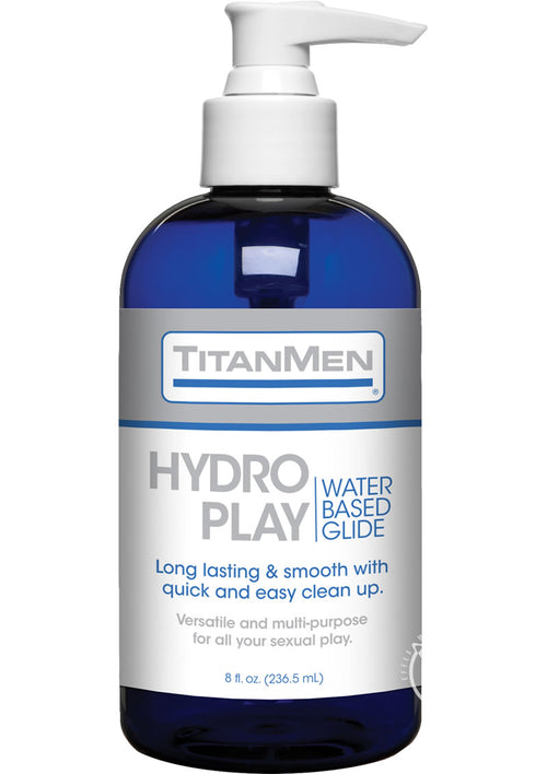Load image 1 in gallery view. Titanmen Hydro Play Water Based Glide Lubricant - 8oz