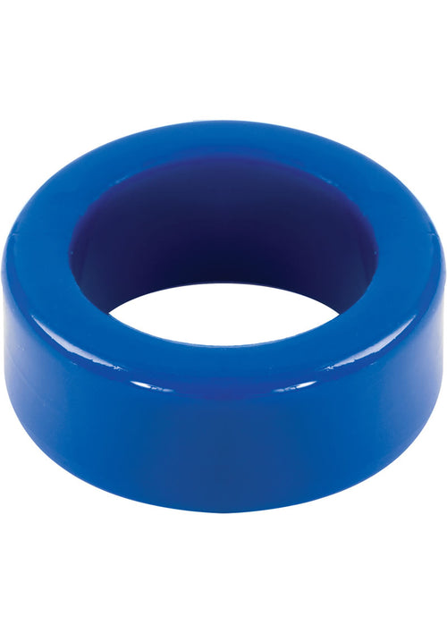 Load image 1 in gallery view. Titanmen Stretch-To-Fit Cock Ring - Blue