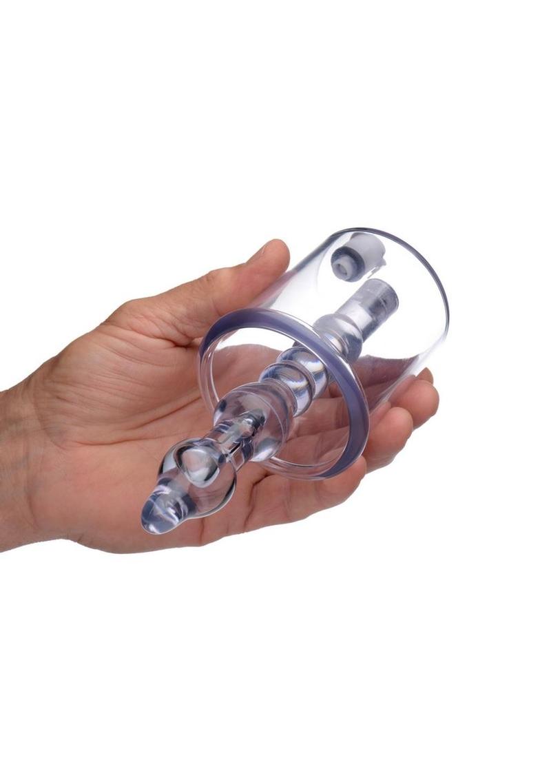 Tom Of Finland Anal Rosebud Vacuum W/Beaded Rod TOM OF FINLAND