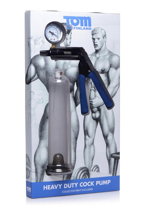 Load image 1 in gallery view. Tom Of Finland Heavy Duty Cock Pump - Clear