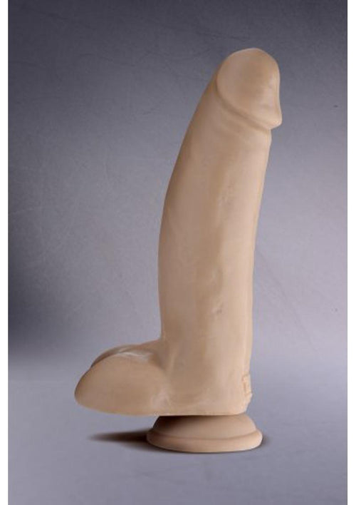 Load image 1 in gallery view. Tom Of Finland Ready Steady Realistic 10.25in Dildo - Vanilla