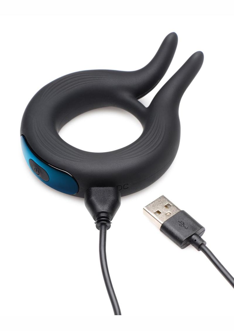 Trinity Men 10x Cock Viper Dual Stimulating Rechargeable Silicone Cock Ring Trinity Men