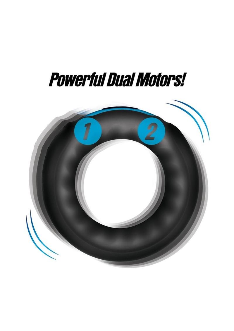 Trinity Men Remote Control 7x Rechargeable Silicone Cock Ring Trinity Men