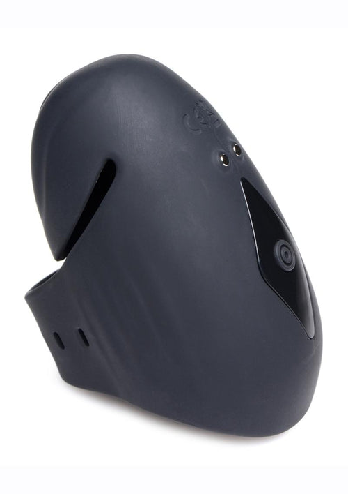Load image 1 in gallery view. Trinity Men 8x Vibrating Silicone Rechargeable Penis Sleeve - Black