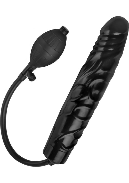 Load image 1 in gallery view. Trinity Men Inflatable 11in Dildo - Black