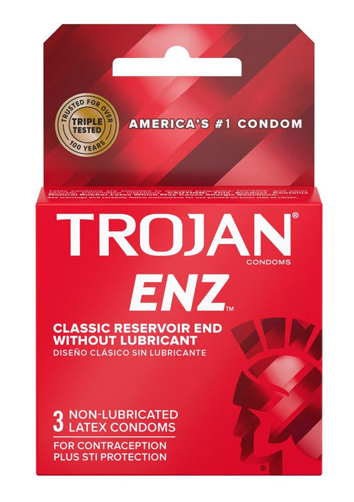 Load image 1 in gallery view. Trojan Condom Regular Non Lubricated - 3 Pack