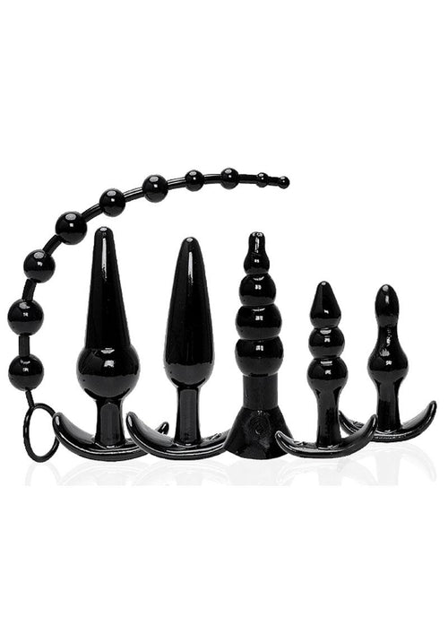 Load image 1 in gallery view. Try-Curious Anal Plug Kit - Black