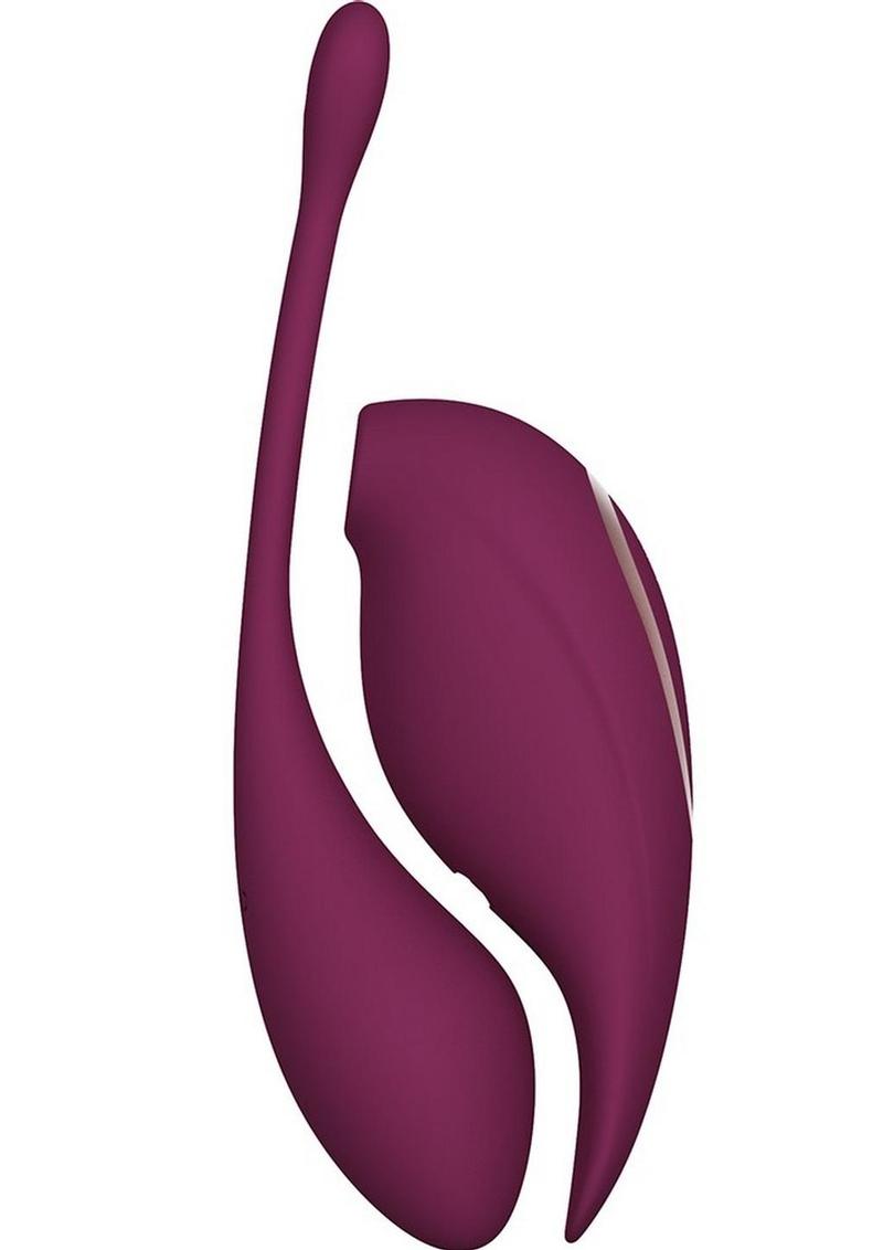 Twitch 2 Silicone Suction and Vibrator with Remote Control Egg Innovation