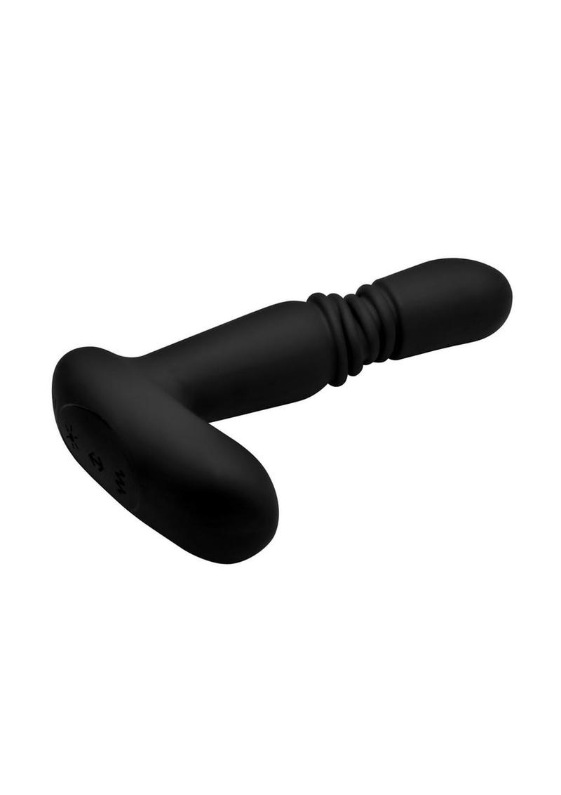 Under Control Rechargeable Silicone Thrusting Anal Plug with Remote Control Under Control