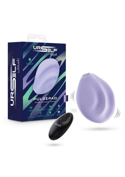 Load image 1 in gallery view. Urself Pulse Pad Rechargeable Silicone Grinder with Remote - Lavender/Purple