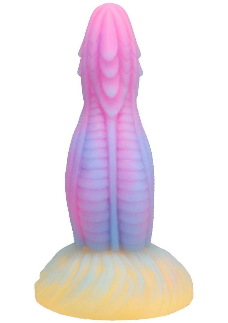Vac-U-Lock Fantasy Fuckers Dragon's Tongue Glow In The Dark Silicone Dildo Vac-U-Lock