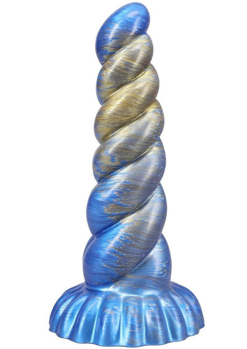 Load image 1 in gallery view. Vac-U-Lock Fantasy Fuckers Outer Rim Silicone Dildo - Blue