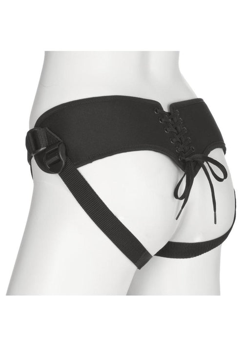 Load image 1 in gallery view. Vac-U-Lock Platinum Corset Harness with Plug Vac-U-Lock
