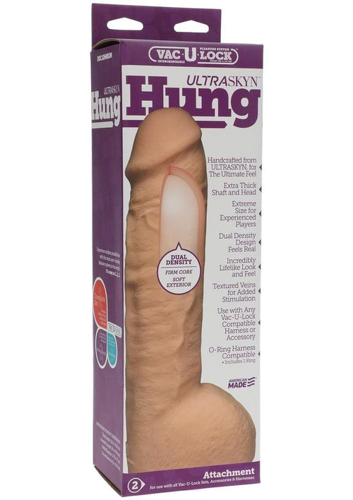 Load image 1 in gallery view. Vac-U-Lock Ultraskyn Hung Dildo - Vanilla