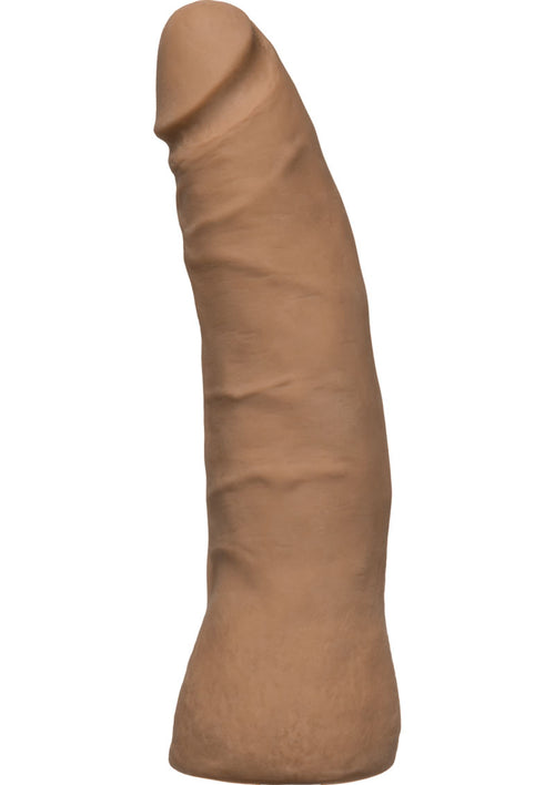 Load image 1 in gallery view. Vac-U-Lock Ultraskyn Thin Dildo - Brown/Caramel - 7in