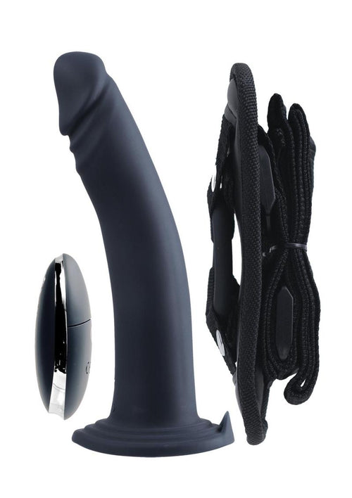 Load image 1 in gallery view. Vedo Diki Rechargeable Vibrating Dildo with Harness and Remote Control VeDO