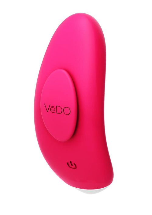 Load image 1 in gallery view. Vedo Niki Rechargeable Silicone Panty Vibe - Foxy - Pink
