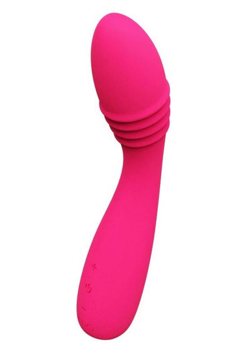 Load image 1 in gallery view. Vedo Ohni Rechargeable Silicone G-Spot Thrusting Vibrator - Pink