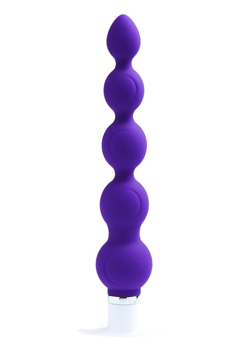 Load image 1 in gallery view. Vedo Quaker Silicone Anal Beads - Into You - Blue/Indigo