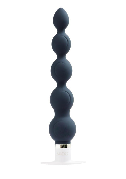 Load image 1 in gallery view. Vedo Quaker Silicone Anal Vibrator - Just - Black