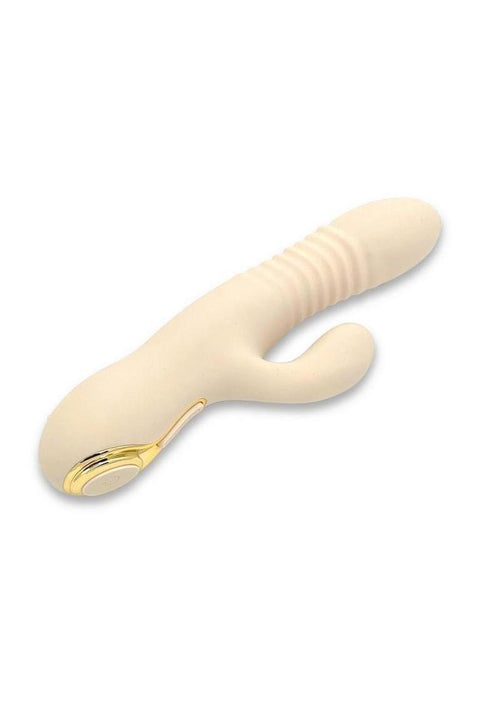 Load image 1 in gallery view. Velvet Gogo All - In - 1 Thruster Rechargeable Silicone Dildo - Its Cassidy Bybee