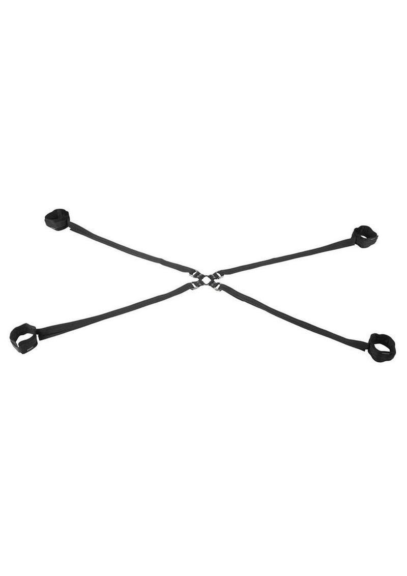 Velvet Noir Adjustable Hog Tie and Cuff Sportsheets