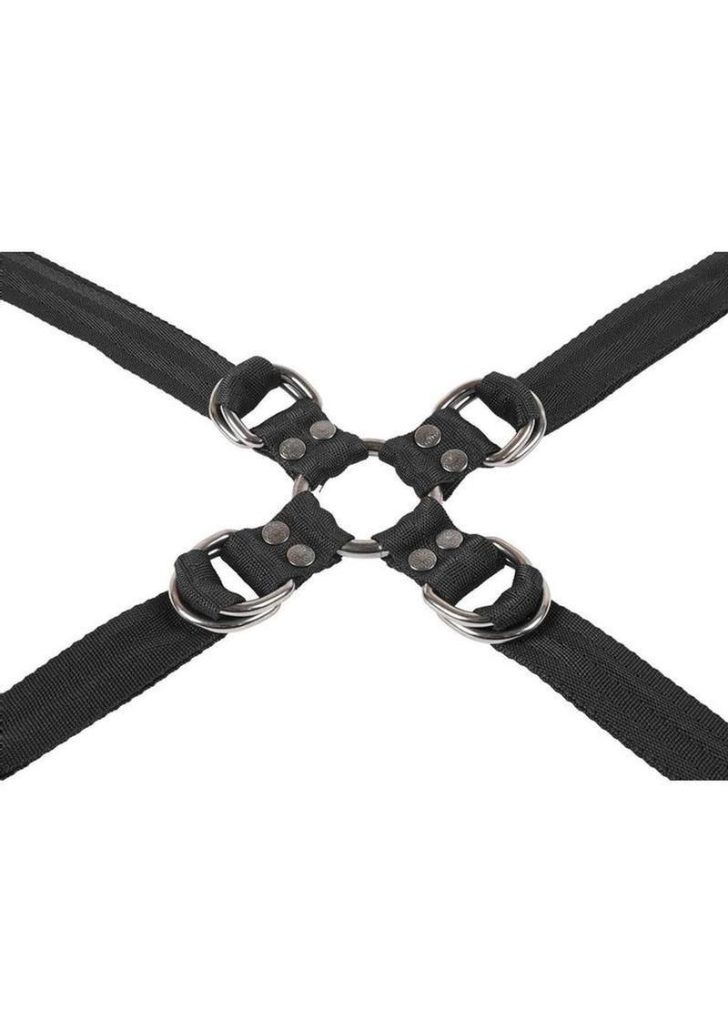Velvet Noir Adjustable Hog Tie and Cuff Sportsheets