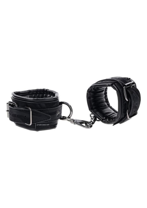 Load image 1 in gallery view. Velvet Noir Handcuffs - Black