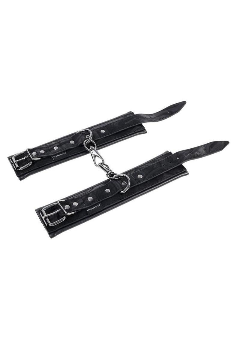 Velvet Noir Handcuffs Sportsheets