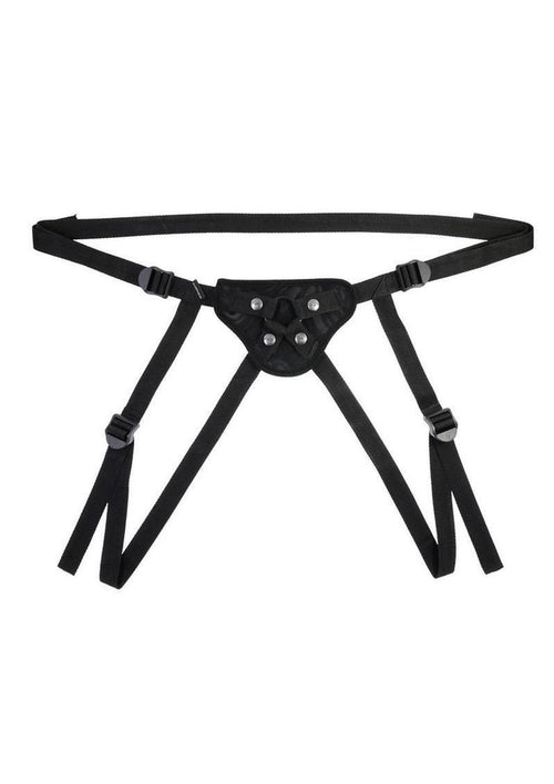 Load image 1 in gallery view. Velvet Noir Strap-On - Black