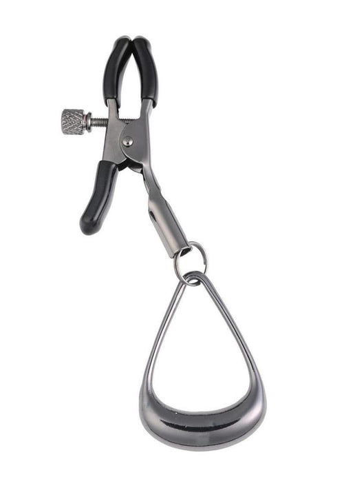 Load image 1 in gallery view. Velvet Noir Tuggable Nipple Clamps - Black