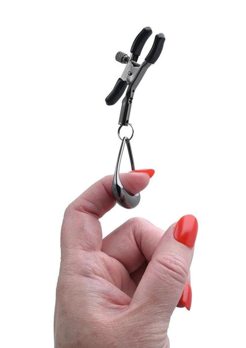 Load image 1 in gallery view. Velvet Noir Tuggable Nipple Clamps Sportsheets