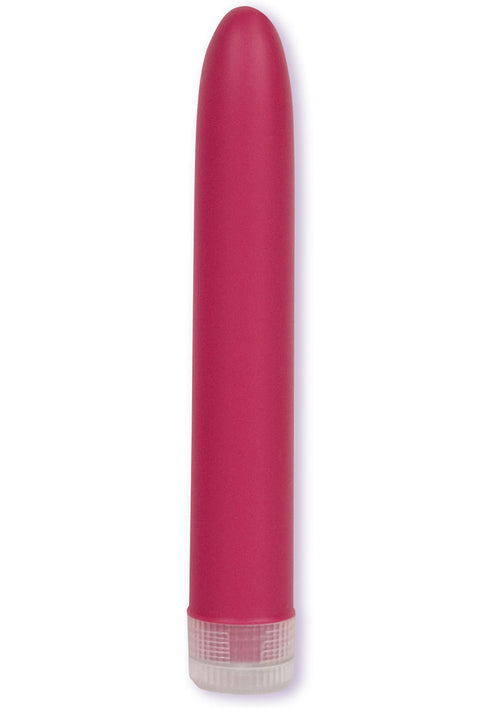 Load image 1 in gallery view. Velvet Touch Vibes Waterproof Vibrator 7in - Dusty - Red/Rose
