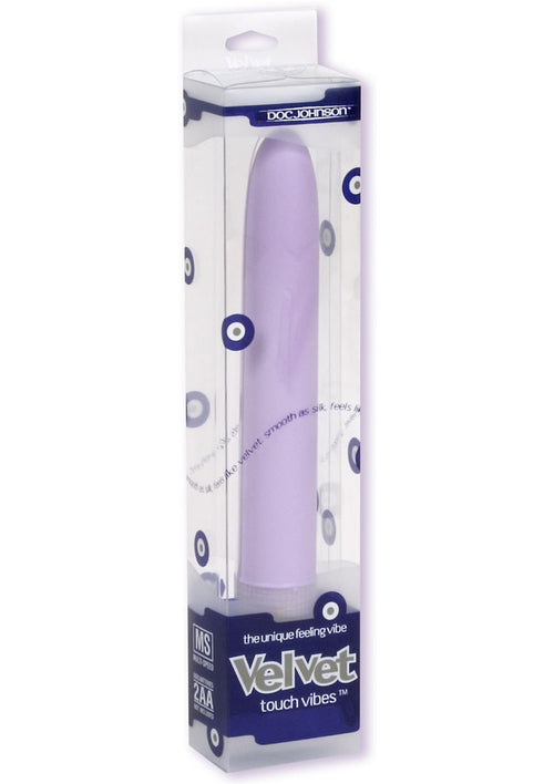 Load image 1 in gallery view. Velvet Touch Vibes Waterproof Vibrator - Lavender/Purple - 7in