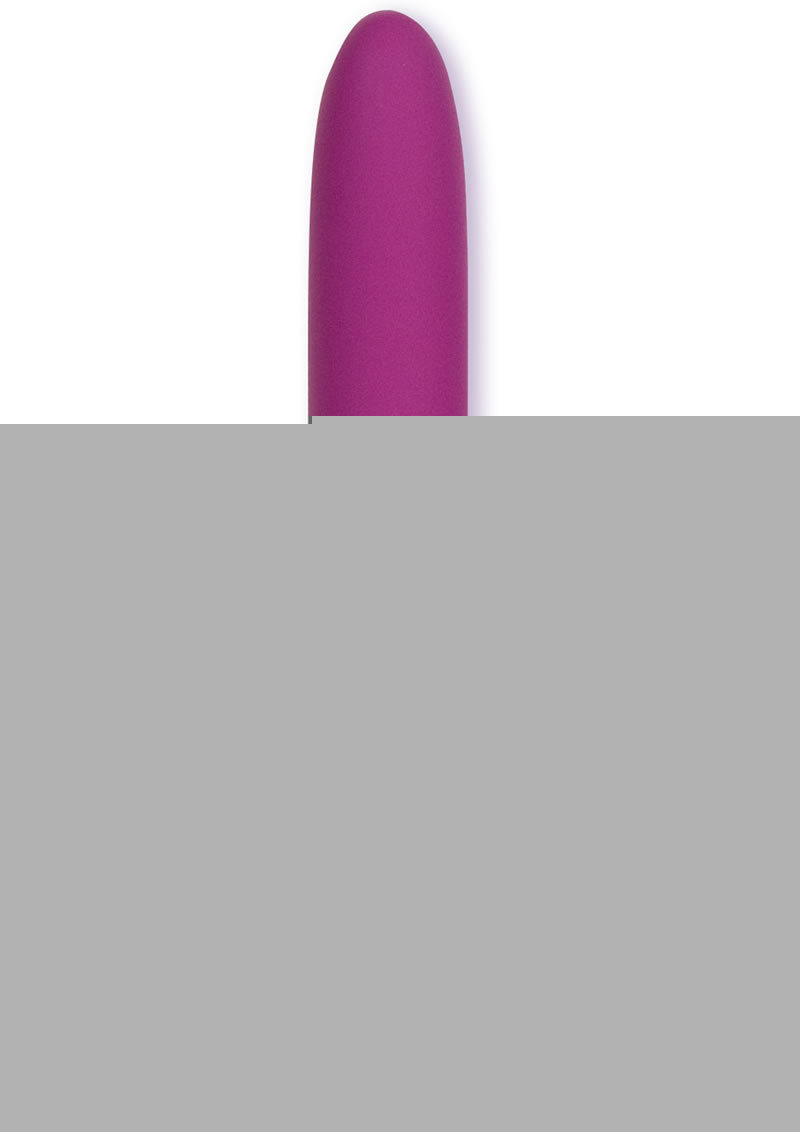 Velvet Touch Vibes Waterproof Vibrator - Magenta/Purple - 7in