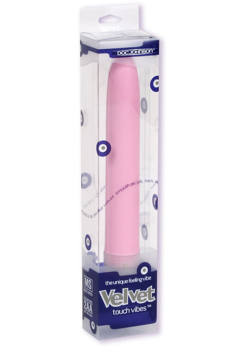 Load image 1 in gallery view. Velvet Touch Vibes Waterproof Vibrator - Pink - 7in