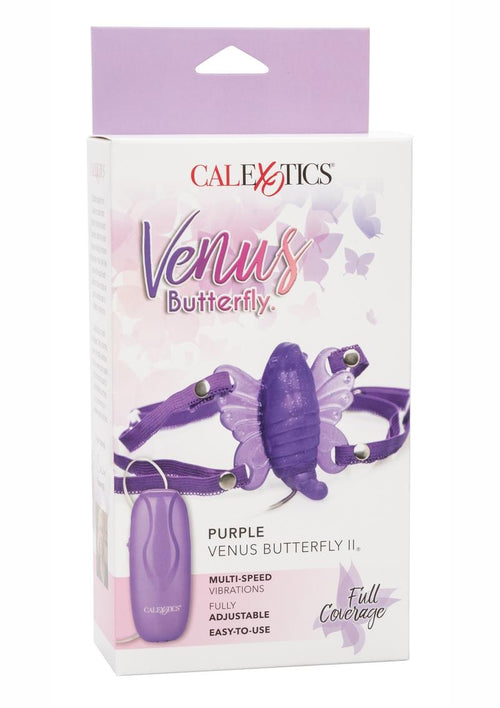 Load image 1 in gallery view. Venus Butterfly II Strap-On with Remote Control - Purple