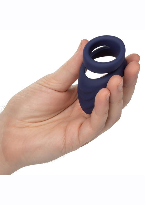 Load image 1 in gallery view. Viceroy Perineum Dual Ring Silicone Cock Ring Viceroy