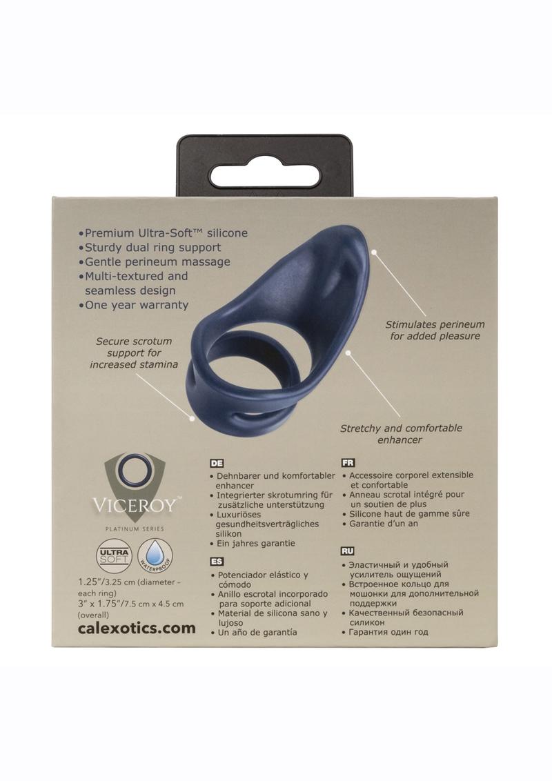 Viceroy Perineum Dual Ring Silicone Cock Ring Viceroy
