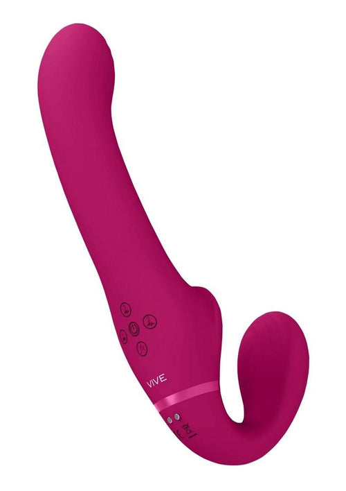 Load image 1 in gallery view. Vive Al Rechargeable Silicone Dual Motor Strapless Strap-On Vive by Shots
