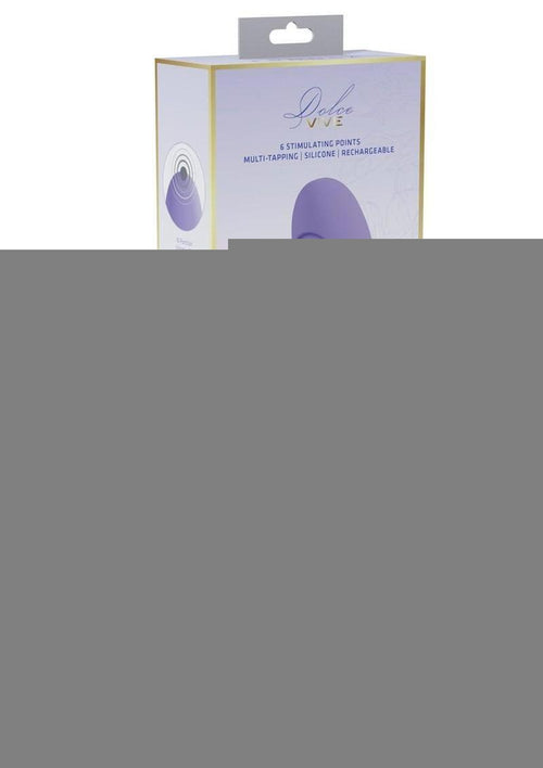 Load image 1 in gallery view. Vive Fronda Silicone Rechargeable Triple Motor G-Spot Vibrating and Tapping Leaf Clit Stimulator - Lavender/Purple