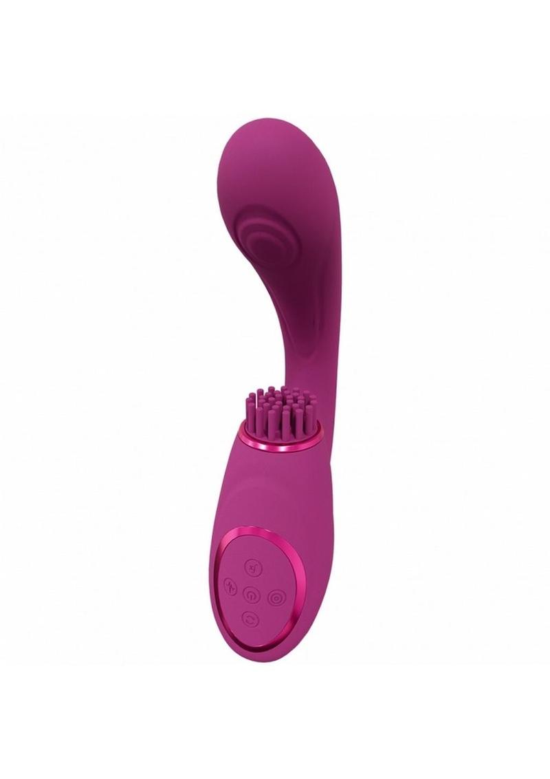 Vive Gen Rechargeable Silicone Triple Motor G-Spot Vibrator with Pulse Wave Vive by Shots