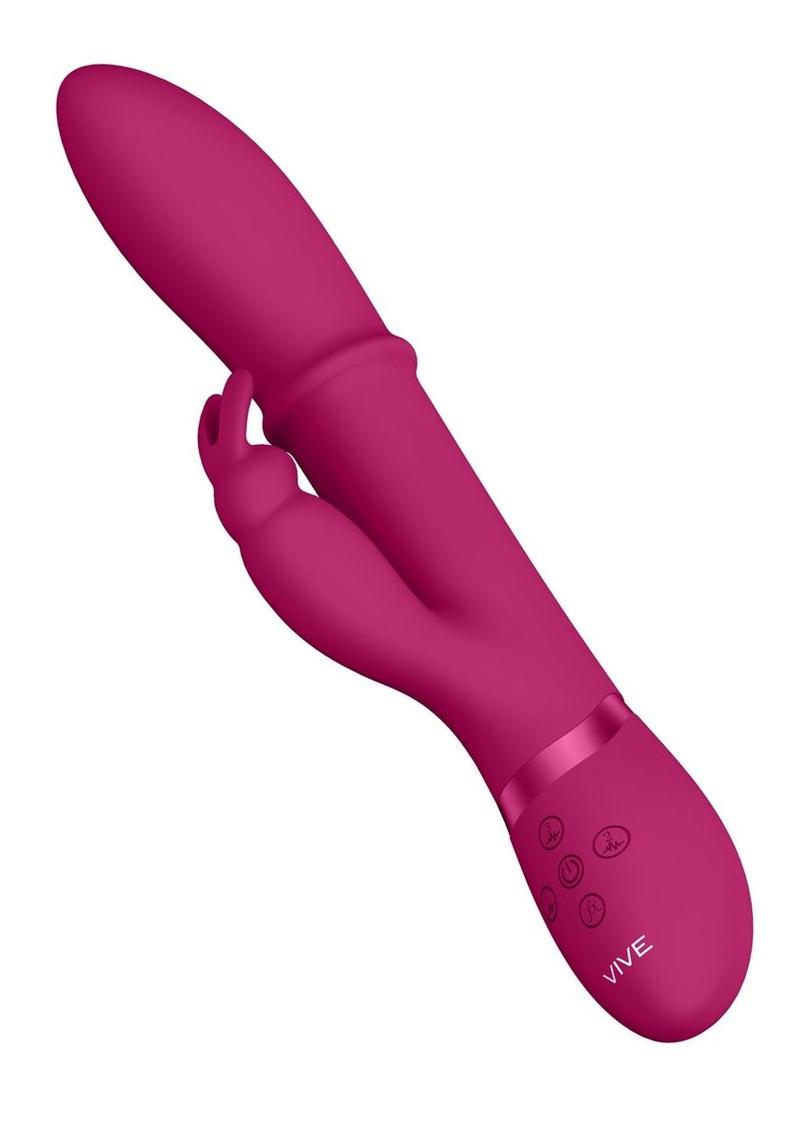 Vive Halo Rechargeable Silicone Ring Rabbit Vibrator Vive by Shots